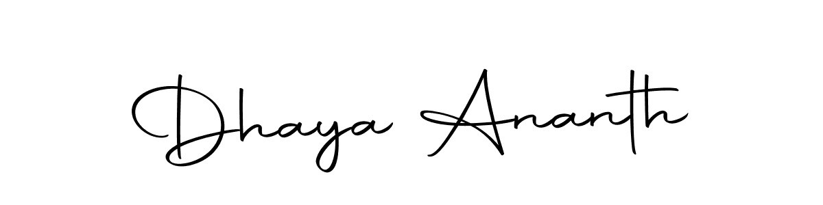 The best way (Autography-DOLnW) to make a short signature is to pick only two or three words in your name. The name Dhaya Ananth include a total of six letters. For converting this name. Dhaya Ananth signature style 10 images and pictures png