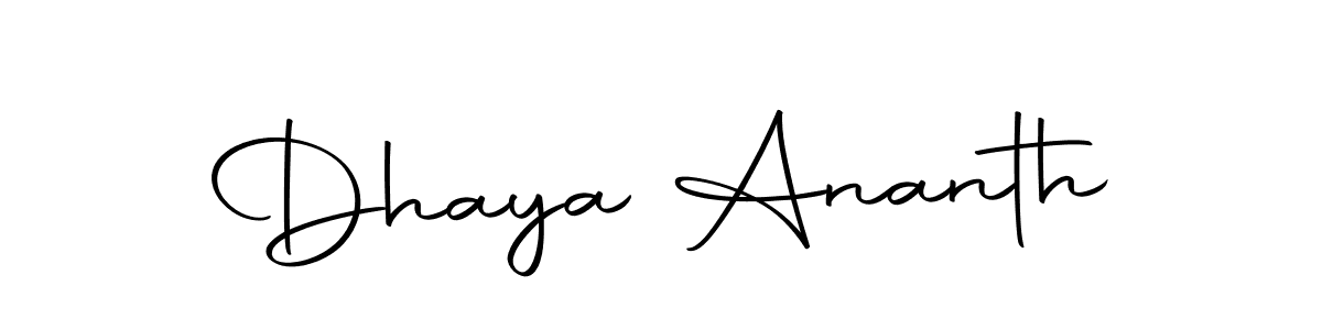 The best way (Autography-DOLnW) to make a short signature is to pick only two or three words in your name. The name Dhaya Ananth include a total of six letters. For converting this name. Dhaya Ananth signature style 10 images and pictures png