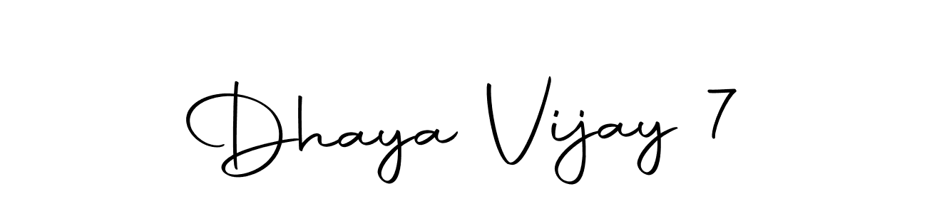 Make a short Dhaya Vijay 7 signature style. Manage your documents anywhere anytime using Autography-DOLnW. Create and add eSignatures, submit forms, share and send files easily. Dhaya Vijay 7 signature style 10 images and pictures png