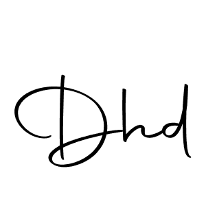 Design your own signature with our free online signature maker. With this signature software, you can create a handwritten (Autography-DOLnW) signature for name Dhd. Dhd signature style 10 images and pictures png