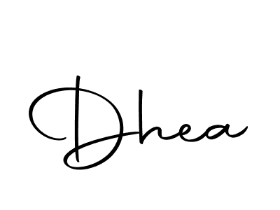 Make a beautiful signature design for name Dhea. With this signature (Autography-DOLnW) style, you can create a handwritten signature for free. Dhea signature style 10 images and pictures png