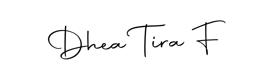 Also we have Dhea Tira F name is the best signature style. Create professional handwritten signature collection using Autography-DOLnW autograph style. Dhea Tira F signature style 10 images and pictures png