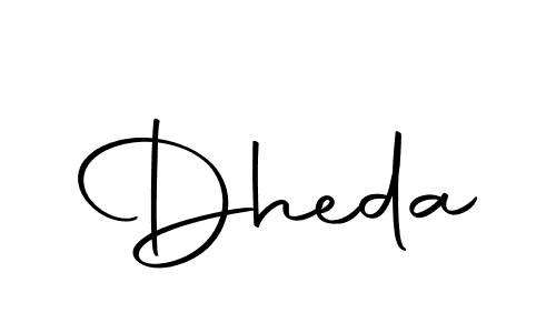 You should practise on your own different ways (Autography-DOLnW) to write your name (Dheda) in signature. don't let someone else do it for you. Dheda signature style 10 images and pictures png