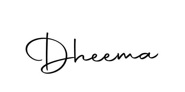 Use a signature maker to create a handwritten signature online. With this signature software, you can design (Autography-DOLnW) your own signature for name Dheema. Dheema signature style 10 images and pictures png