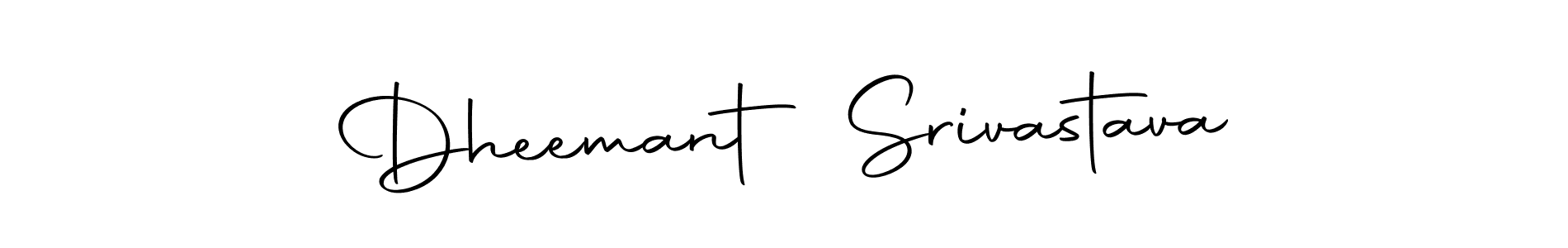 Make a beautiful signature design for name Dheemant Srivastava. With this signature (Autography-DOLnW) style, you can create a handwritten signature for free. Dheemant Srivastava signature style 10 images and pictures png