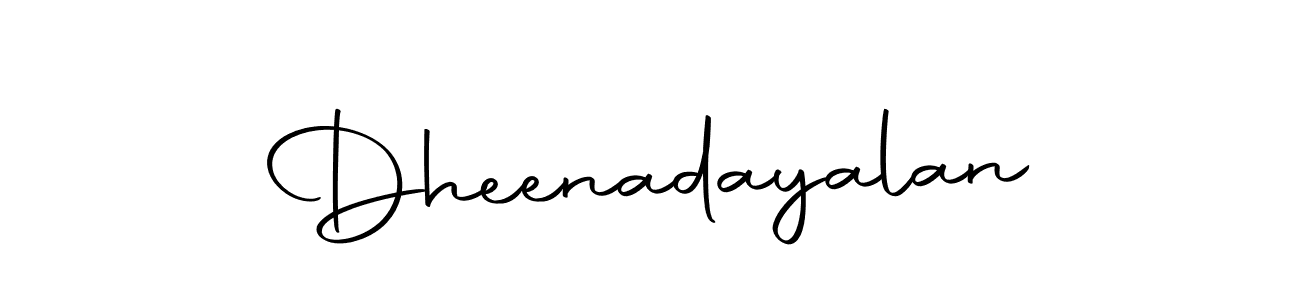 Create a beautiful signature design for name Dheenadayalan. With this signature (Autography-DOLnW) fonts, you can make a handwritten signature for free. Dheenadayalan signature style 10 images and pictures png