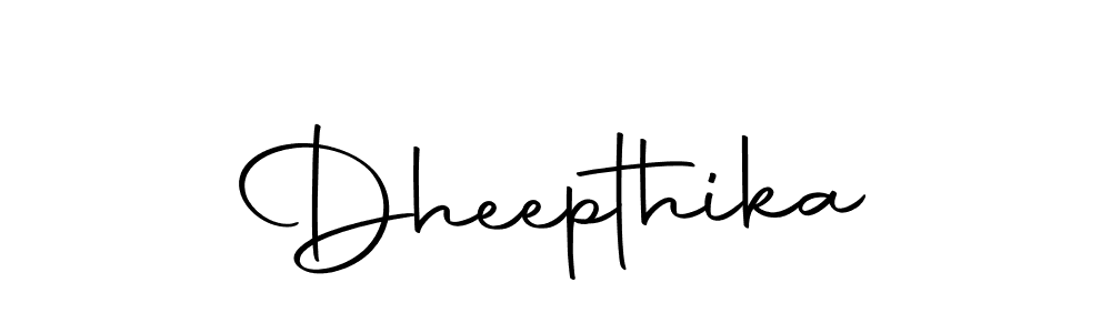 Make a beautiful signature design for name Dheepthika. With this signature (Autography-DOLnW) style, you can create a handwritten signature for free. Dheepthika signature style 10 images and pictures png