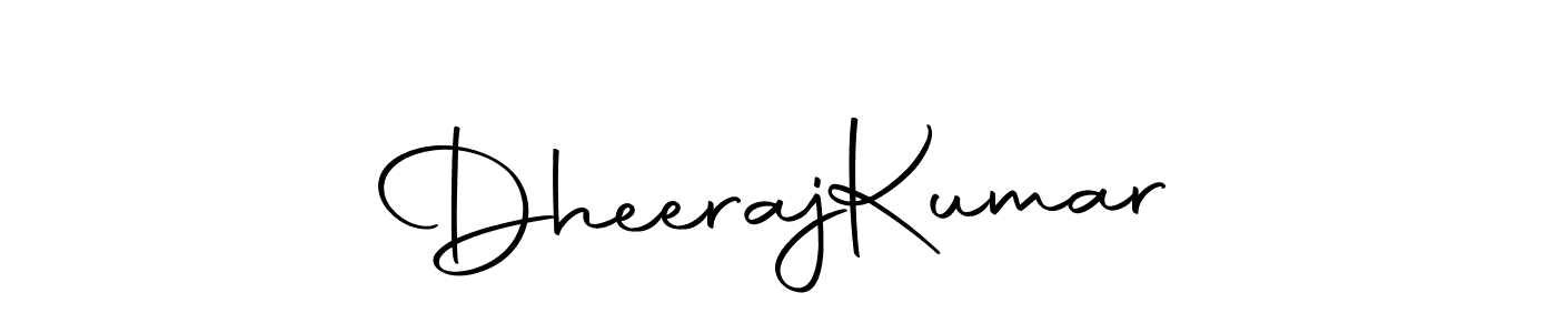 Create a beautiful signature design for name Dheeraj  Kumar. With this signature (Autography-DOLnW) fonts, you can make a handwritten signature for free. Dheeraj  Kumar signature style 10 images and pictures png