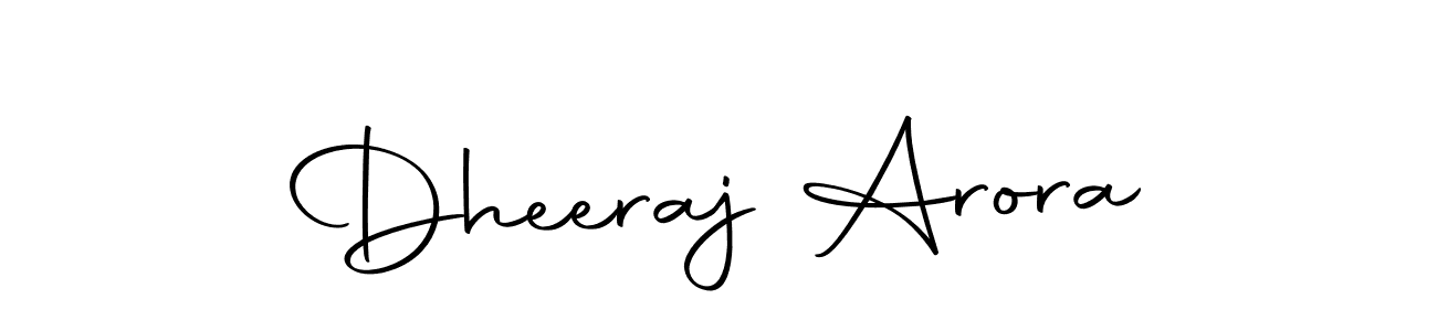 You can use this online signature creator to create a handwritten signature for the name Dheeraj Arora. This is the best online autograph maker. Dheeraj Arora signature style 10 images and pictures png