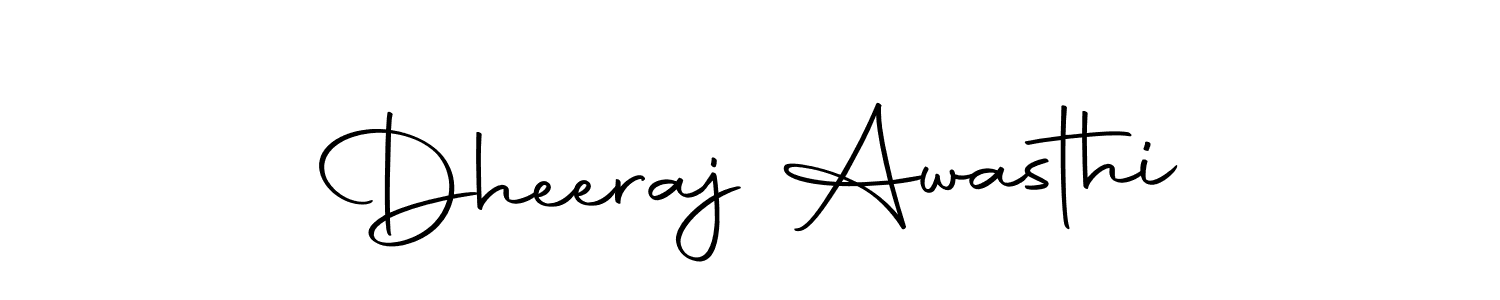 Make a short Dheeraj Awasthi signature style. Manage your documents anywhere anytime using Autography-DOLnW. Create and add eSignatures, submit forms, share and send files easily. Dheeraj Awasthi signature style 10 images and pictures png