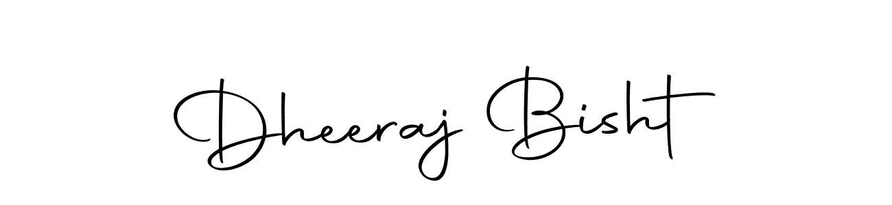 Make a beautiful signature design for name Dheeraj Bisht. With this signature (Autography-DOLnW) style, you can create a handwritten signature for free. Dheeraj Bisht signature style 10 images and pictures png