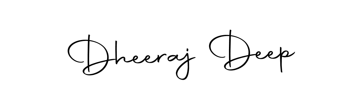 Also we have Dheeraj Deep name is the best signature style. Create professional handwritten signature collection using Autography-DOLnW autograph style. Dheeraj Deep signature style 10 images and pictures png