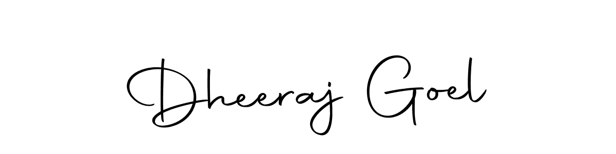 Make a beautiful signature design for name Dheeraj Goel. Use this online signature maker to create a handwritten signature for free. Dheeraj Goel signature style 10 images and pictures png