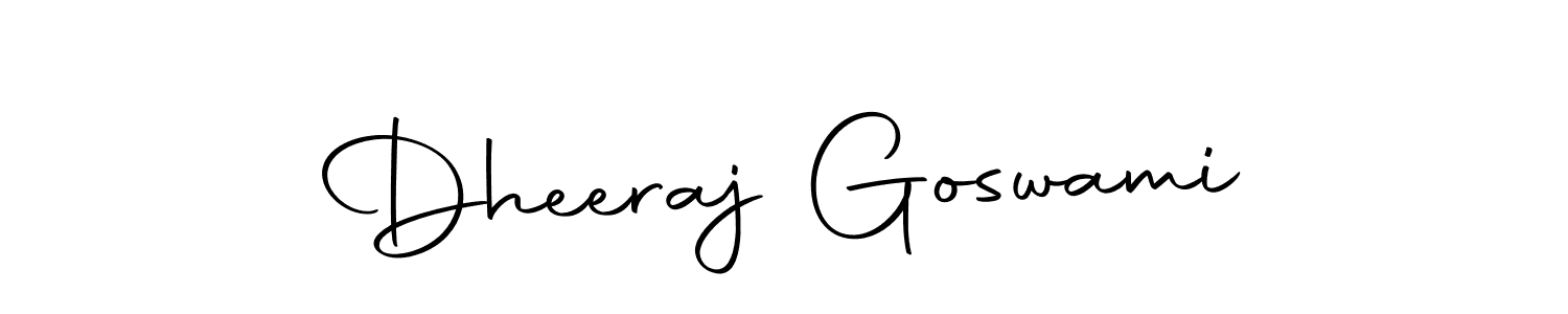 Use a signature maker to create a handwritten signature online. With this signature software, you can design (Autography-DOLnW) your own signature for name Dheeraj Goswami. Dheeraj Goswami signature style 10 images and pictures png