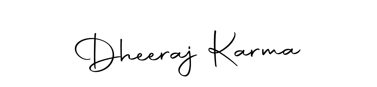 Also we have Dheeraj Karma name is the best signature style. Create professional handwritten signature collection using Autography-DOLnW autograph style. Dheeraj Karma signature style 10 images and pictures png