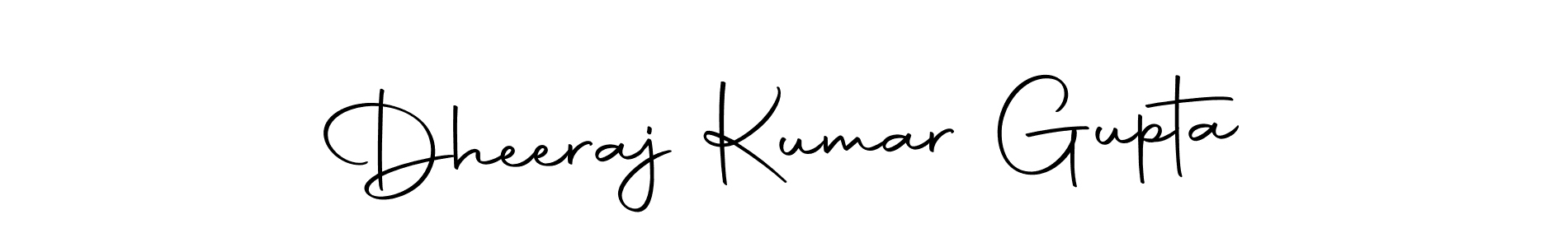 Make a beautiful signature design for name Dheeraj Kumar Gupta. With this signature (Autography-DOLnW) style, you can create a handwritten signature for free. Dheeraj Kumar Gupta signature style 10 images and pictures png