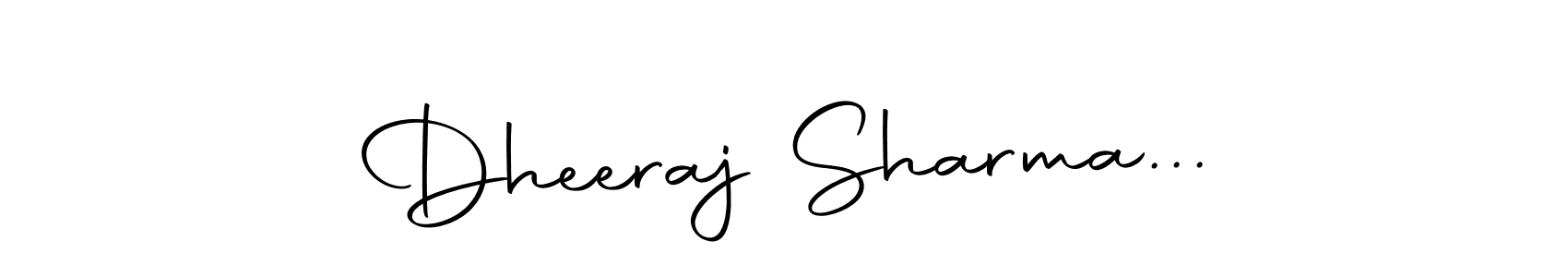 Once you've used our free online signature maker to create your best signature Autography-DOLnW style, it's time to enjoy all of the benefits that Dheeraj Sharma... name signing documents. Dheeraj Sharma... signature style 10 images and pictures png