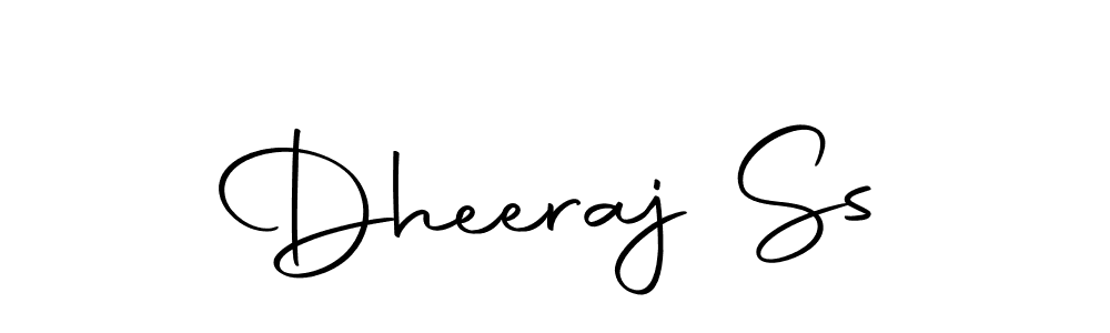 Create a beautiful signature design for name Dheeraj Ss. With this signature (Autography-DOLnW) fonts, you can make a handwritten signature for free. Dheeraj Ss signature style 10 images and pictures png