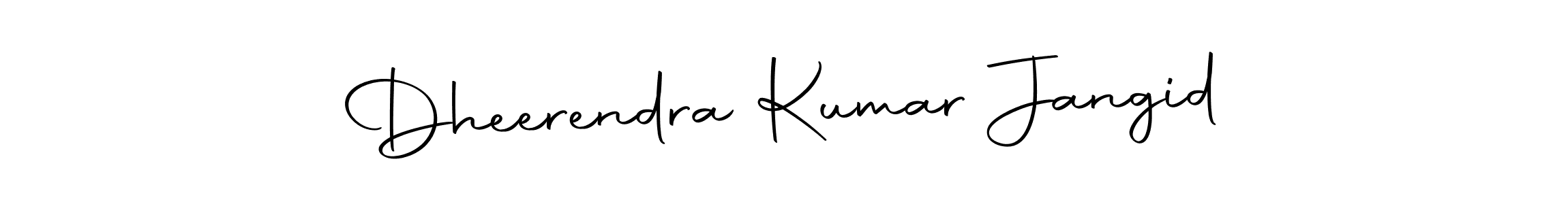 Autography-DOLnW is a professional signature style that is perfect for those who want to add a touch of class to their signature. It is also a great choice for those who want to make their signature more unique. Get Dheerendra Kumar Jangid name to fancy signature for free. Dheerendra Kumar Jangid signature style 10 images and pictures png
