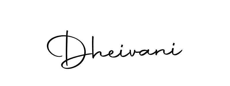 Design your own signature with our free online signature maker. With this signature software, you can create a handwritten (Autography-DOLnW) signature for name Dheivani. Dheivani signature style 10 images and pictures png