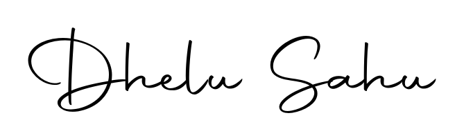 Download transparent PNG signature for name Dhelu Sahu styled with Autography-DOLnW font. Ready to paste directly into PDF and Word agreements. Dhelu Sahu signature style 10 images and pictures png