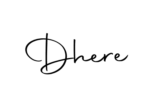 How to make Dhere signature? Autography-DOLnW is a professional autograph style. Create handwritten signature for Dhere name. Dhere signature style 10 images and pictures png