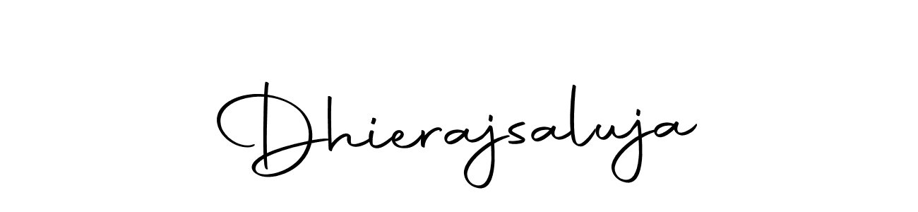 Use a signature maker to create a handwritten signature online. With this signature software, you can design (Autography-DOLnW) your own signature for name Dhierajsaluja. Dhierajsaluja signature style 10 images and pictures png