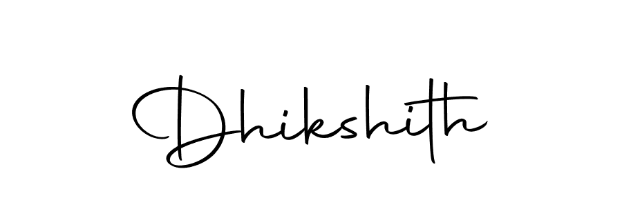 How to make Dhikshith name signature. Use Autography-DOLnW style for creating short signs online. This is the latest handwritten sign. Dhikshith signature style 10 images and pictures png