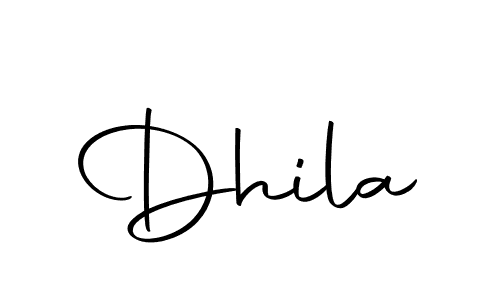 How to make Dhila signature? Autography-DOLnW is a professional autograph style. Create handwritten signature for Dhila name. Dhila signature style 10 images and pictures png
