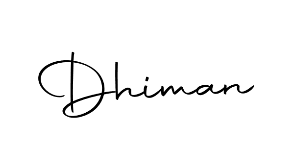 How to make Dhiman signature? Autography-DOLnW is a professional autograph style. Create handwritten signature for Dhiman name. Dhiman signature style 10 images and pictures png