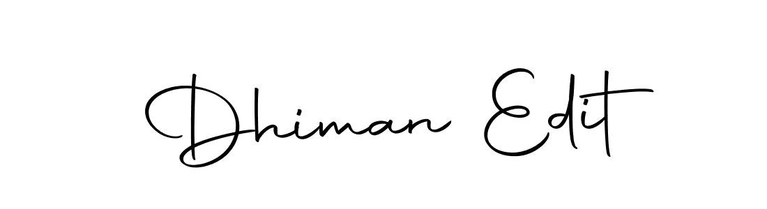 You should practise on your own different ways (Autography-DOLnW) to write your name (Dhiman Edit) in signature. don't let someone else do it for you. Dhiman Edit signature style 10 images and pictures png