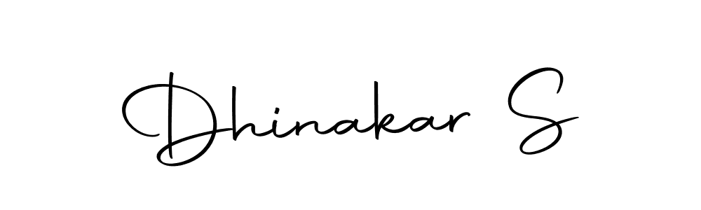 The best way (Autography-DOLnW) to make a short signature is to pick only two or three words in your name. The name Dhinakar S include a total of six letters. For converting this name. Dhinakar S signature style 10 images and pictures png