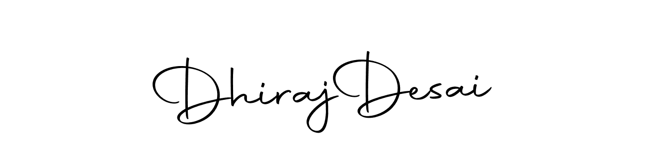 Design your own signature with our free online signature maker. With this signature software, you can create a handwritten (Autography-DOLnW) signature for name Dhiraj  Desai. Dhiraj  Desai signature style 10 images and pictures png