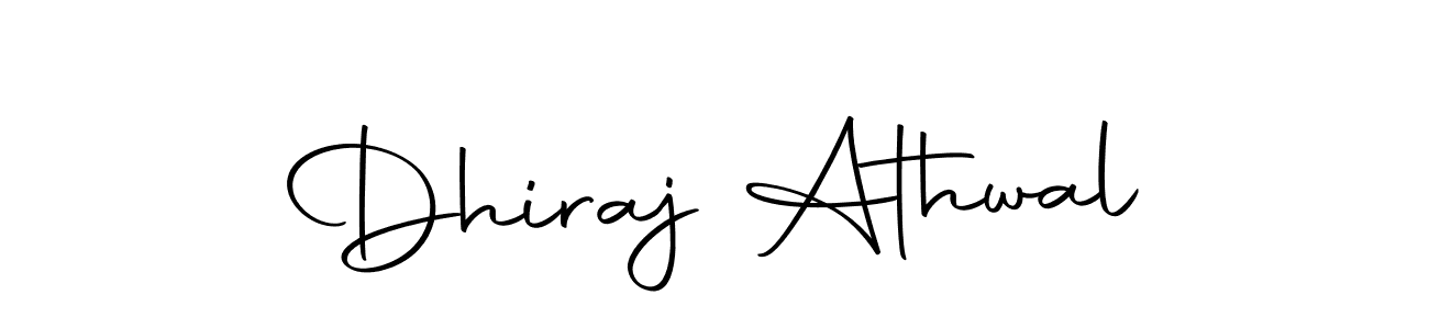 Design your own signature with our free online signature maker. With this signature software, you can create a handwritten (Autography-DOLnW) signature for name Dhiraj Athwal. Dhiraj Athwal signature style 10 images and pictures png