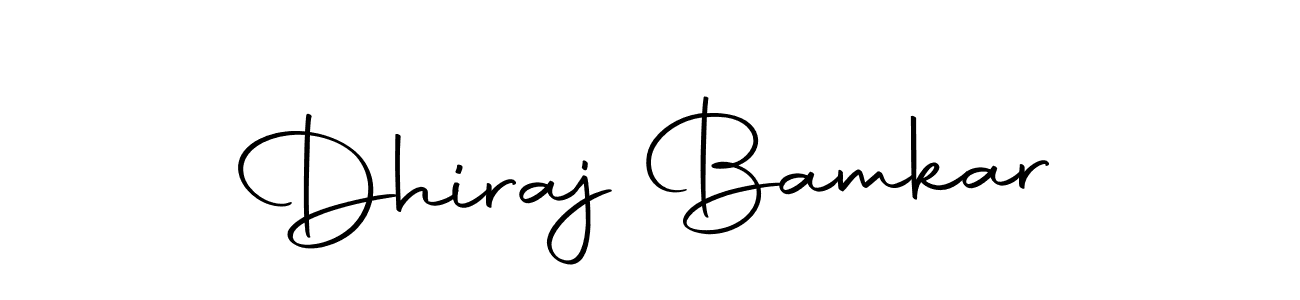 Make a beautiful signature design for name Dhiraj Bamkar. Use this online signature maker to create a handwritten signature for free. Dhiraj Bamkar signature style 10 images and pictures png