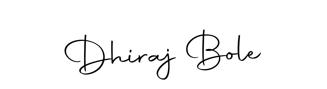 Create a beautiful signature design for name Dhiraj Bole. With this signature (Autography-DOLnW) fonts, you can make a handwritten signature for free. Dhiraj Bole signature style 10 images and pictures png