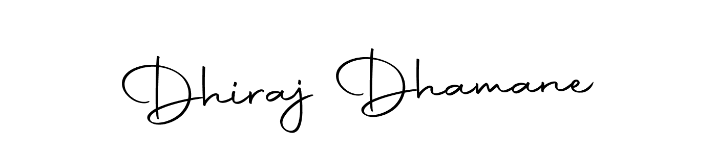Design your own signature with our free online signature maker. With this signature software, you can create a handwritten (Autography-DOLnW) signature for name Dhiraj Dhamane. Dhiraj Dhamane signature style 10 images and pictures png