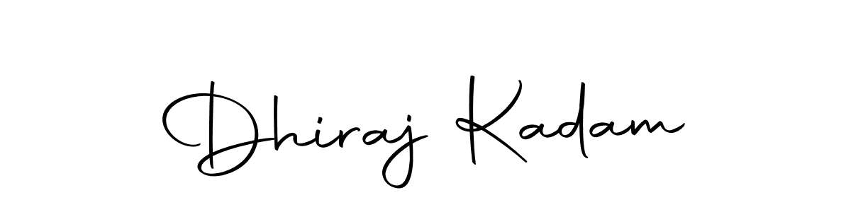 Also we have Dhiraj Kadam name is the best signature style. Create professional handwritten signature collection using Autography-DOLnW autograph style. Dhiraj Kadam signature style 10 images and pictures png
