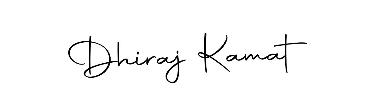 The best way (Autography-DOLnW) to make a short signature is to pick only two or three words in your name. The name Dhiraj Kamat include a total of six letters. For converting this name. Dhiraj Kamat signature style 10 images and pictures png