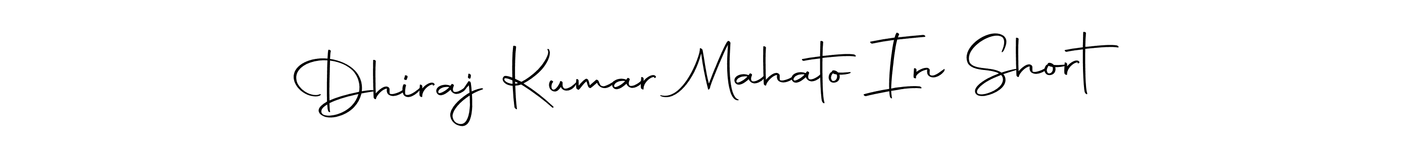 Also You can easily find your signature by using the search form. We will create Dhiraj Kumar Mahato In Short name handwritten signature images for you free of cost using Autography-DOLnW sign style. Dhiraj Kumar Mahato In Short signature style 10 images and pictures png