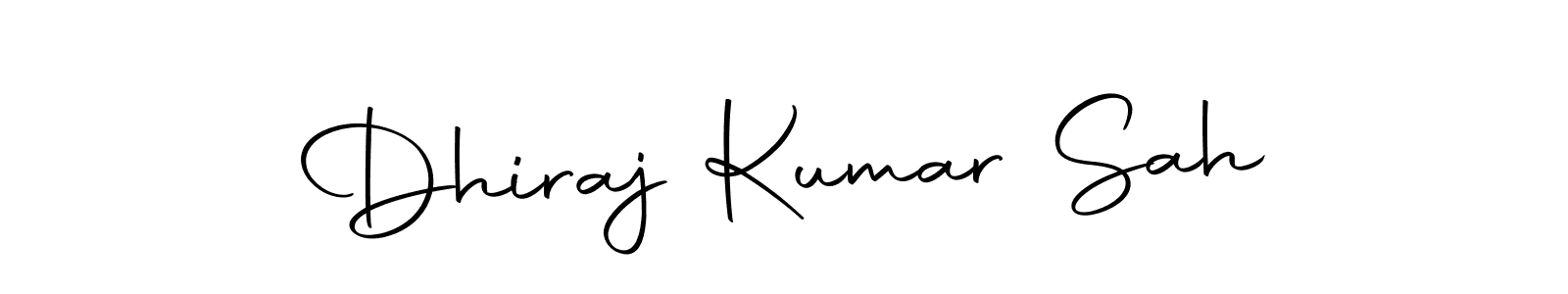 You should practise on your own different ways (Autography-DOLnW) to write your name (Dhiraj Kumar Sah) in signature. don't let someone else do it for you. Dhiraj Kumar Sah signature style 10 images and pictures png