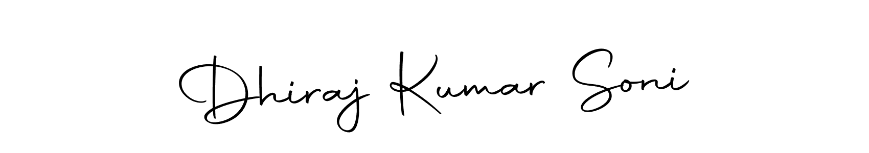 Use a signature maker to create a handwritten signature online. With this signature software, you can design (Autography-DOLnW) your own signature for name Dhiraj Kumar Soni. Dhiraj Kumar Soni signature style 10 images and pictures png