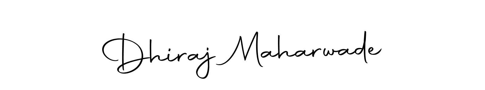 How to make Dhiraj Maharwade signature? Autography-DOLnW is a professional autograph style. Create handwritten signature for Dhiraj Maharwade name. Dhiraj Maharwade signature style 10 images and pictures png