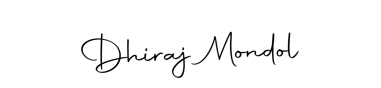 Also we have Dhiraj Mondol name is the best signature style. Create professional handwritten signature collection using Autography-DOLnW autograph style. Dhiraj Mondol signature style 10 images and pictures png