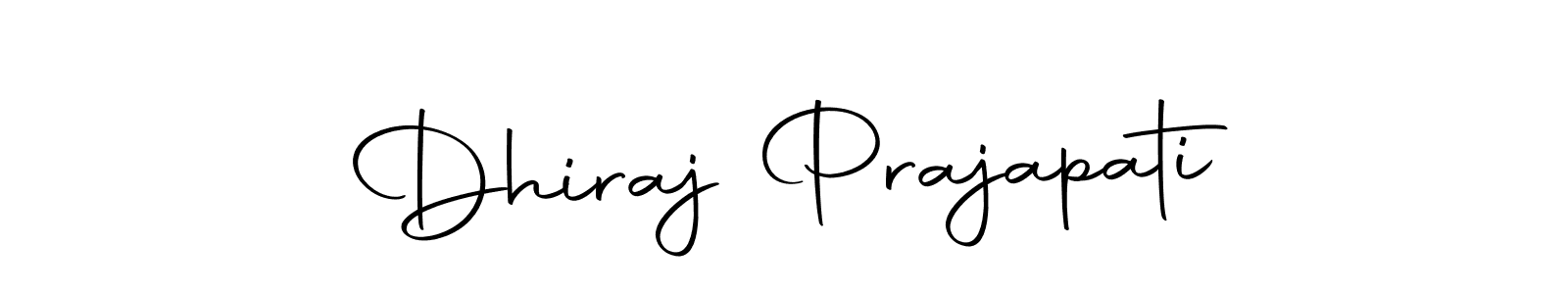 if you are searching for the best signature style for your name Dhiraj Prajapati. so please give up your signature search. here we have designed multiple signature styles  using Autography-DOLnW. Dhiraj Prajapati signature style 10 images and pictures png
