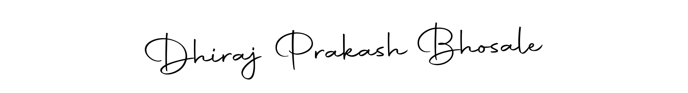Use a signature maker to create a handwritten signature online. With this signature software, you can design (Autography-DOLnW) your own signature for name Dhiraj Prakash Bhosale. Dhiraj Prakash Bhosale signature style 10 images and pictures png