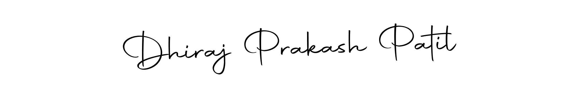 You should practise on your own different ways (Autography-DOLnW) to write your name (Dhiraj Prakash Patil) in signature. don't let someone else do it for you. Dhiraj Prakash Patil signature style 10 images and pictures png
