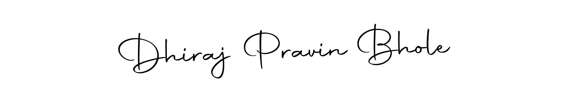 Make a short Dhiraj Pravin Bhole signature style. Manage your documents anywhere anytime using Autography-DOLnW. Create and add eSignatures, submit forms, share and send files easily. Dhiraj Pravin Bhole signature style 10 images and pictures png