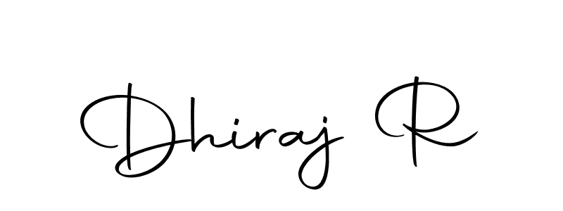 Autography-DOLnW is a professional signature style that is perfect for those who want to add a touch of class to their signature. It is also a great choice for those who want to make their signature more unique. Get Dhiraj R name to fancy signature for free. Dhiraj R signature style 10 images and pictures png