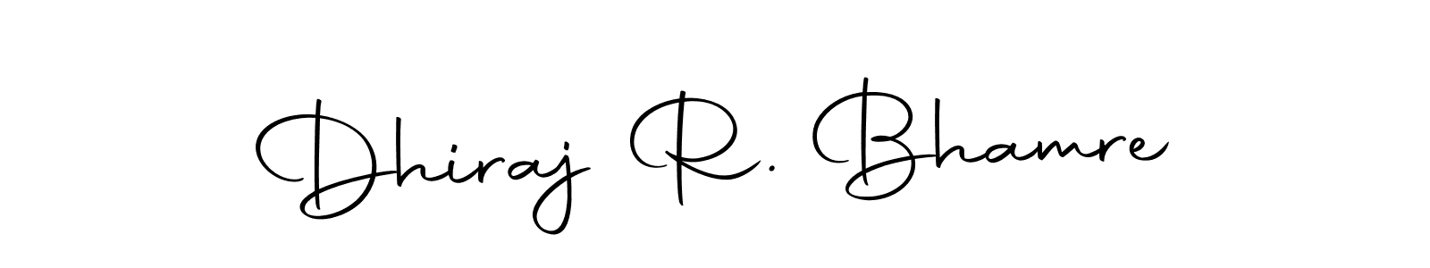 Dhiraj R. Bhamre stylish signature style. Best Handwritten Sign (Autography-DOLnW) for my name. Handwritten Signature Collection Ideas for my name Dhiraj R. Bhamre. Dhiraj R. Bhamre signature style 10 images and pictures png